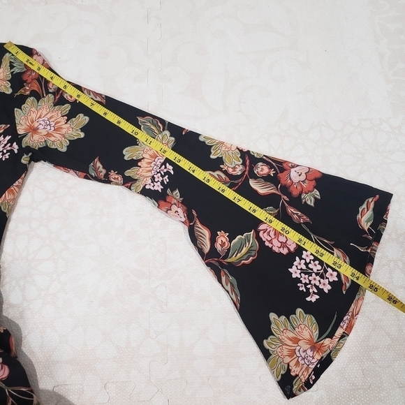 Altar'd State Thessaly Bell Sleeves Floral Dress Size Extra Small - Picture 14 of 15